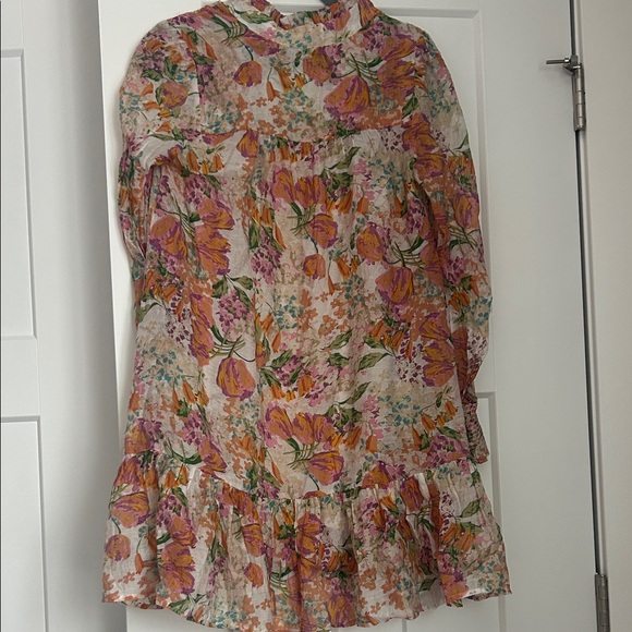 Fate: With Love Orange Floral Dress size M - Picture 8 of 8
